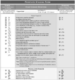 AJCC （2009年第7版）的肿瘤分期—前列腺癌图1