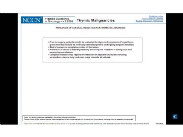 胸腺恶性肿瘤NCCN指南图9